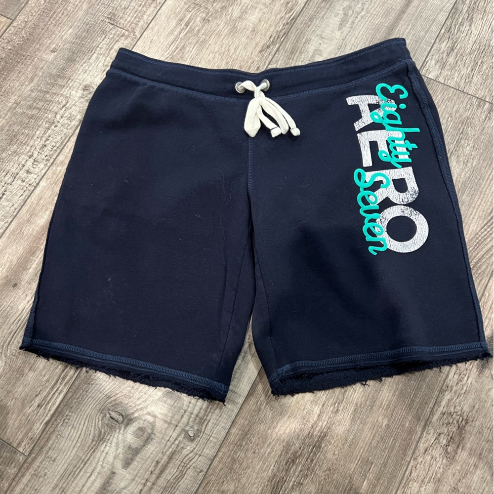 Navy blue shorts Aeropostale size Large New